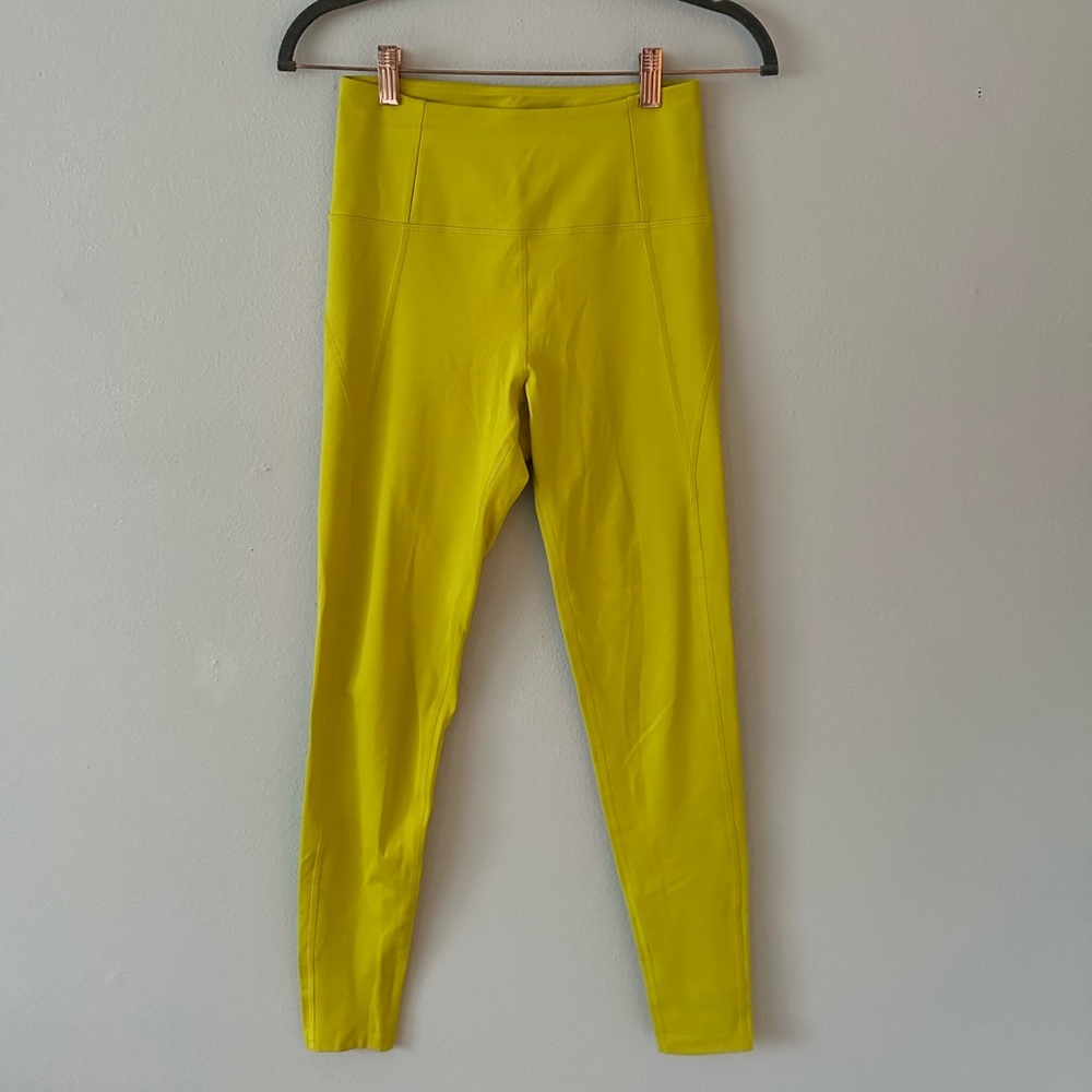 Girlfriend Collective Compressive High-Rise Legging Chartreuse S
